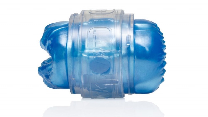 Fleshlight Quickshot Alien Butt/Mouth - Metallic Blue Freaks Male Masturbators | UAE WURFQ5937