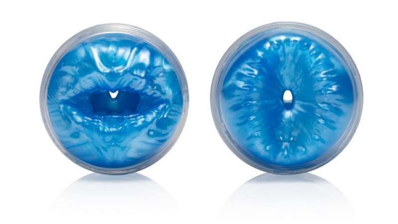 Fleshlight Quickshot Alien Butt/Mouth - Metallic Blue Freaks Male Masturbators | UAE WURFQ5937