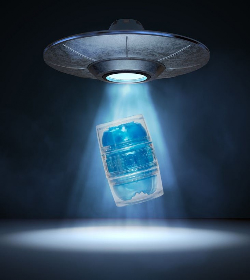 Fleshlight Quickshot Alien Butt/Mouth - Metallic Blue Freaks Male Masturbators | UAE WURFQ5937