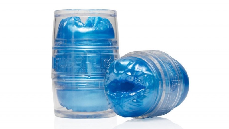 Fleshlight Quickshot Alien Butt/Mouth - Metallic Blue Freaks Male Masturbators | UAE WURFQ5937